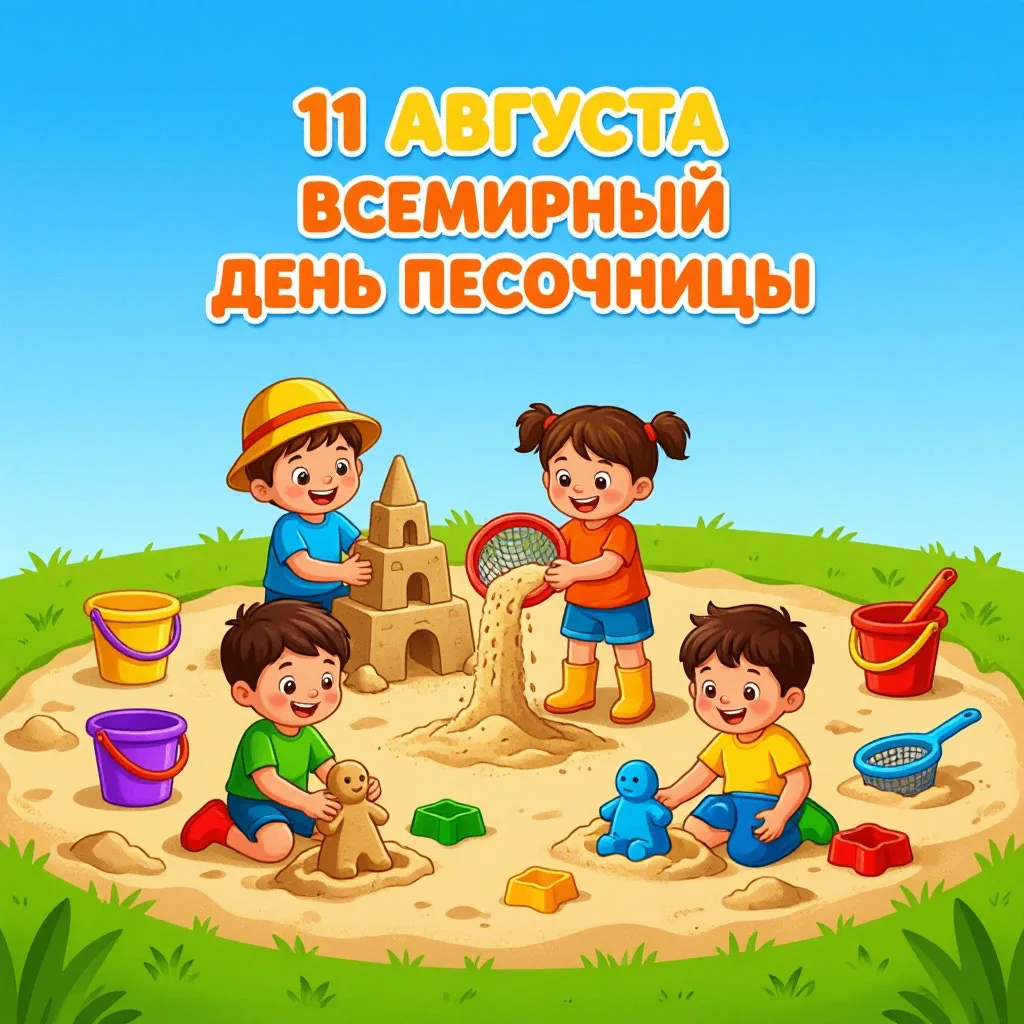 11 августа — Всемирный день песочницы!