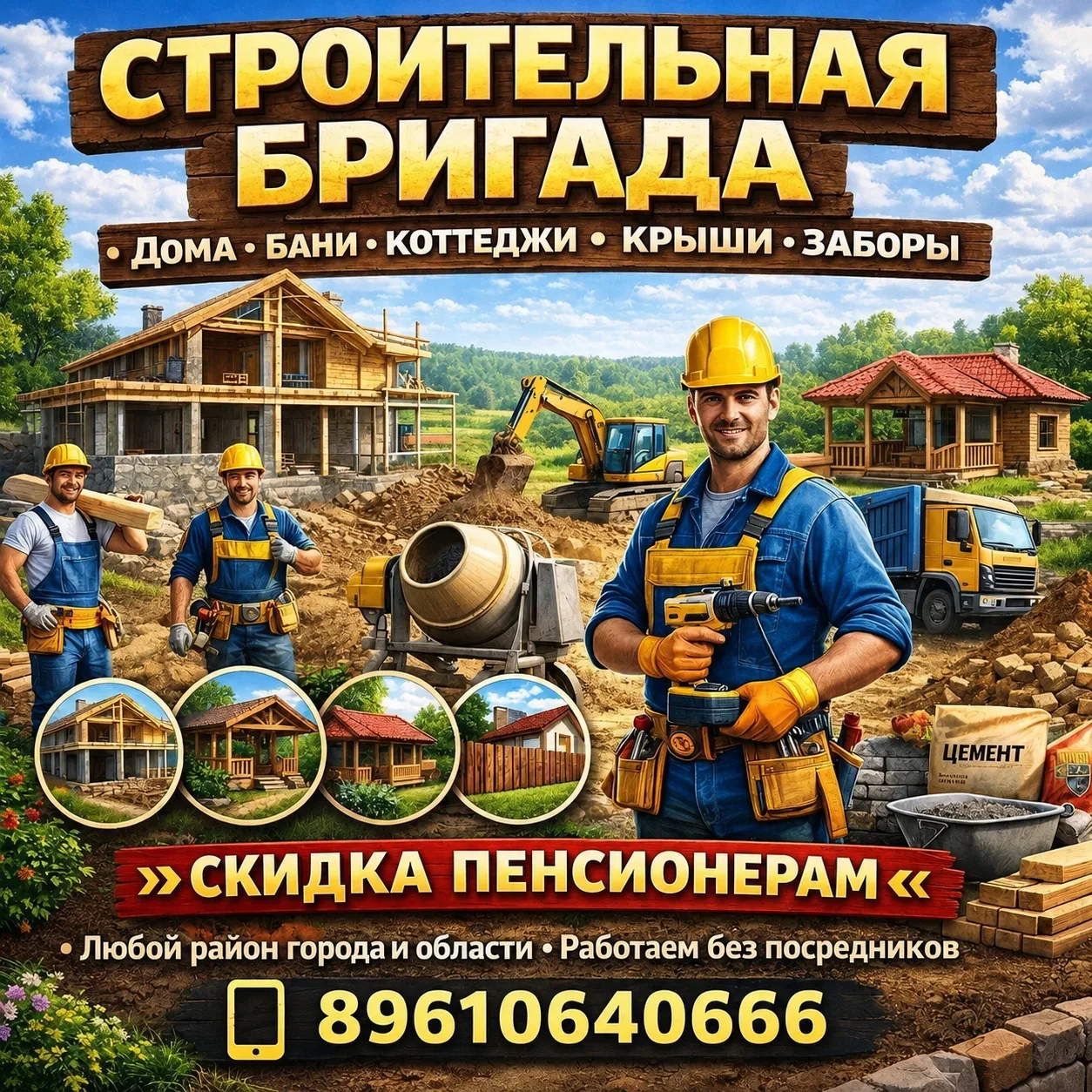 🔨🏠 Нужна надежная бригада для строительства и ремонта?

— Кровля и утепление
— Фасадные работы
— З