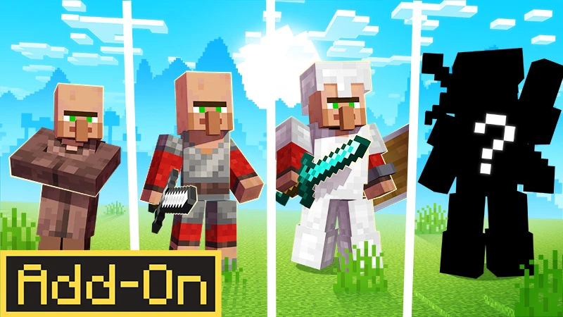 Add-on "RPG Villager" Дополнение RPG Villager заставит вашу деревню дать отпор!  🧙 Новые классы жите
