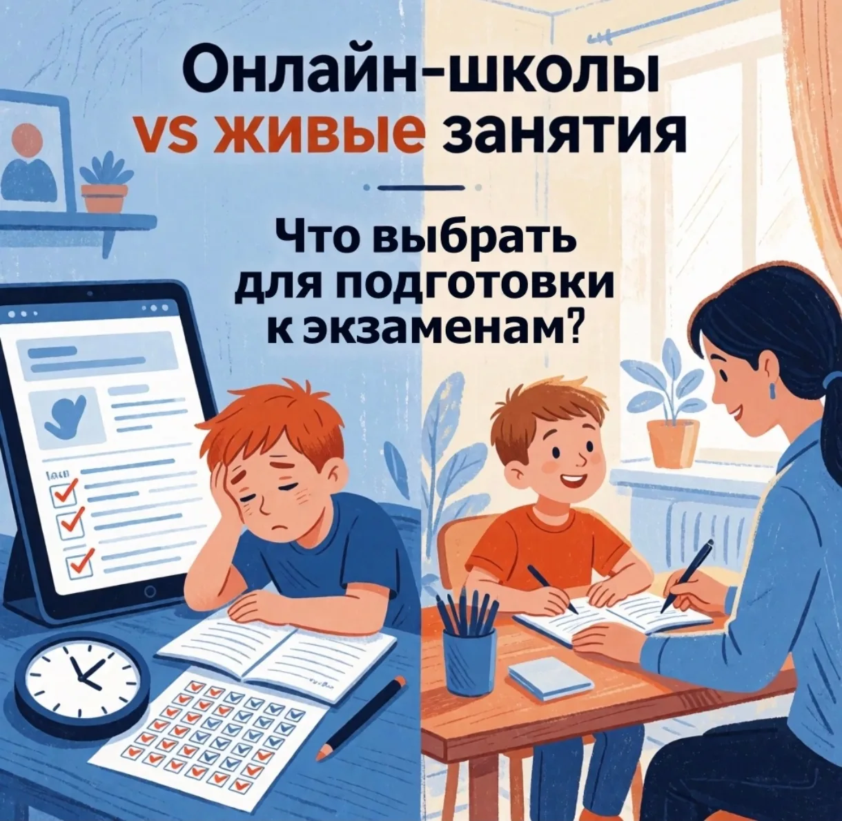 💻 Онлайн-школы vs живые занятия: в чём разница?