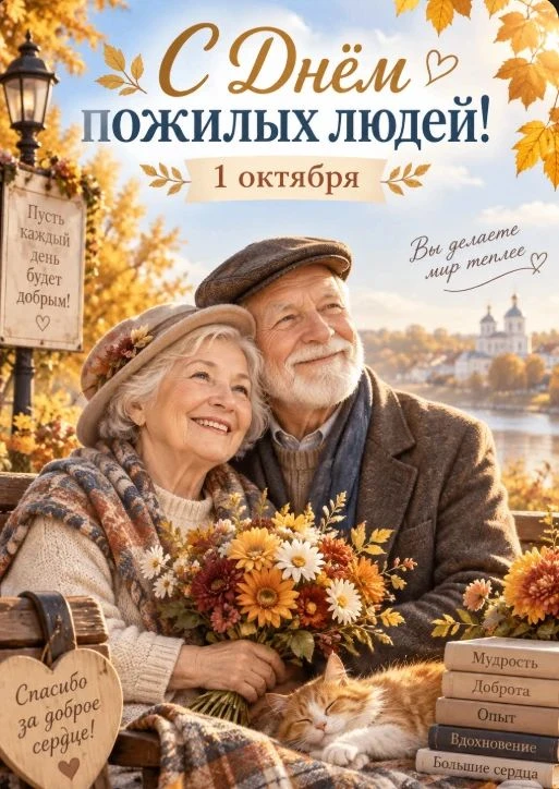 🎉 С Днём пожилого человека, дорогие жители Ленинского сельского поселения! 🎉