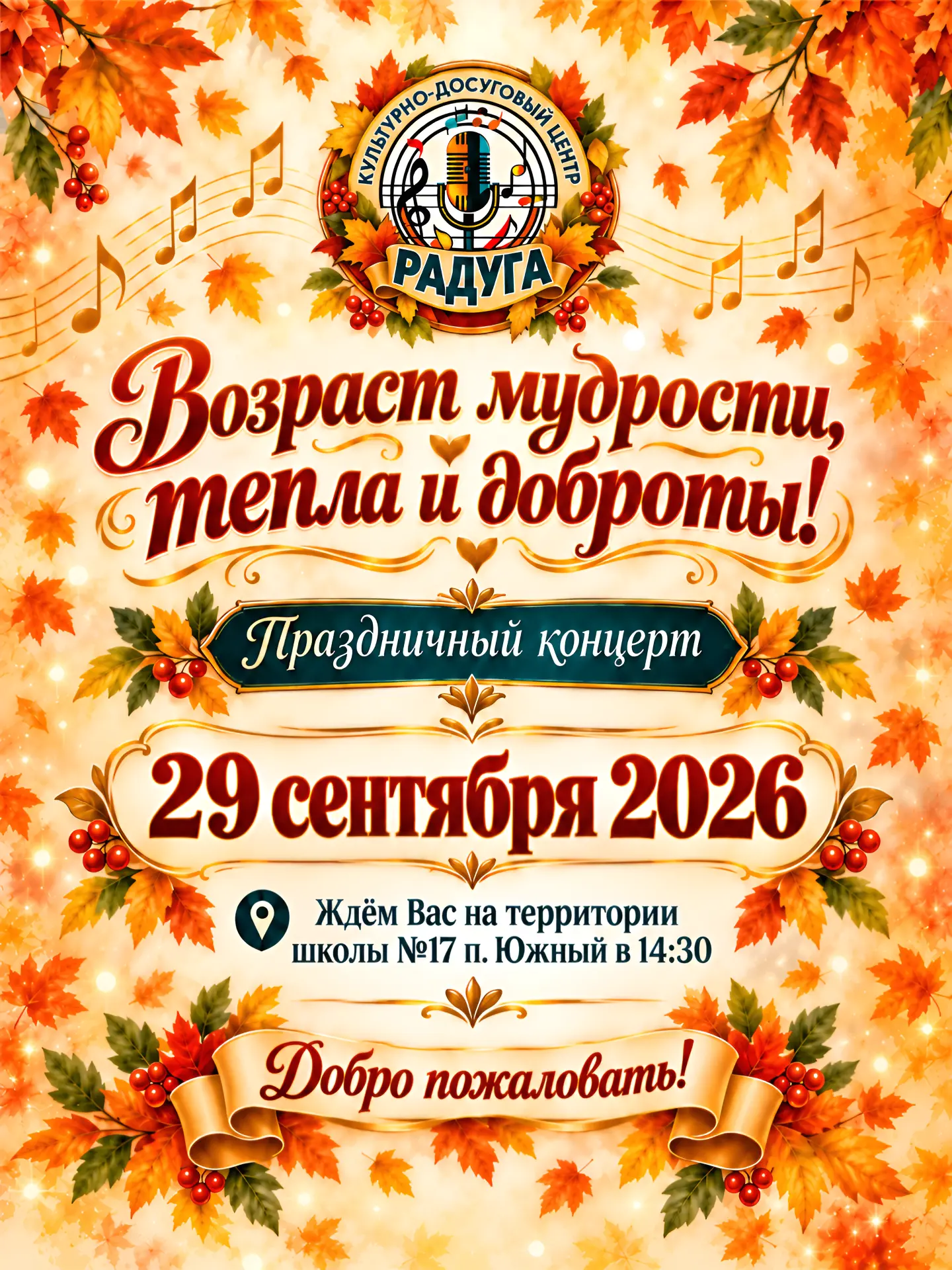 🎉 ВНИМАНИЕ! Уважаемые жители посёлка Южный! 🎉