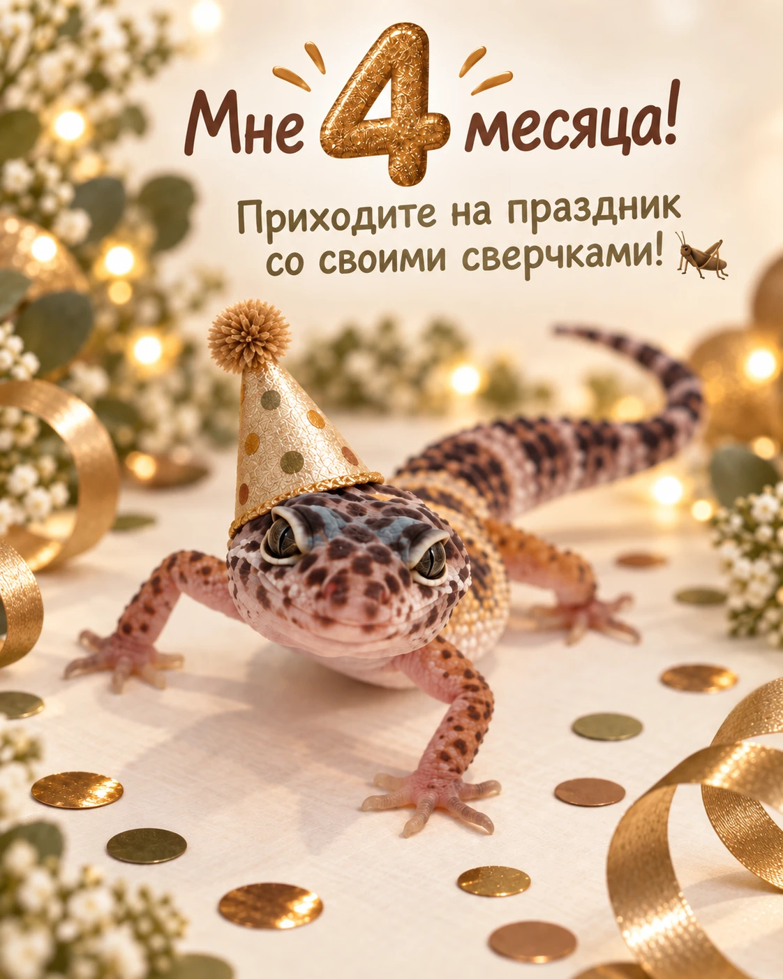 Именинник принимает поздравления!