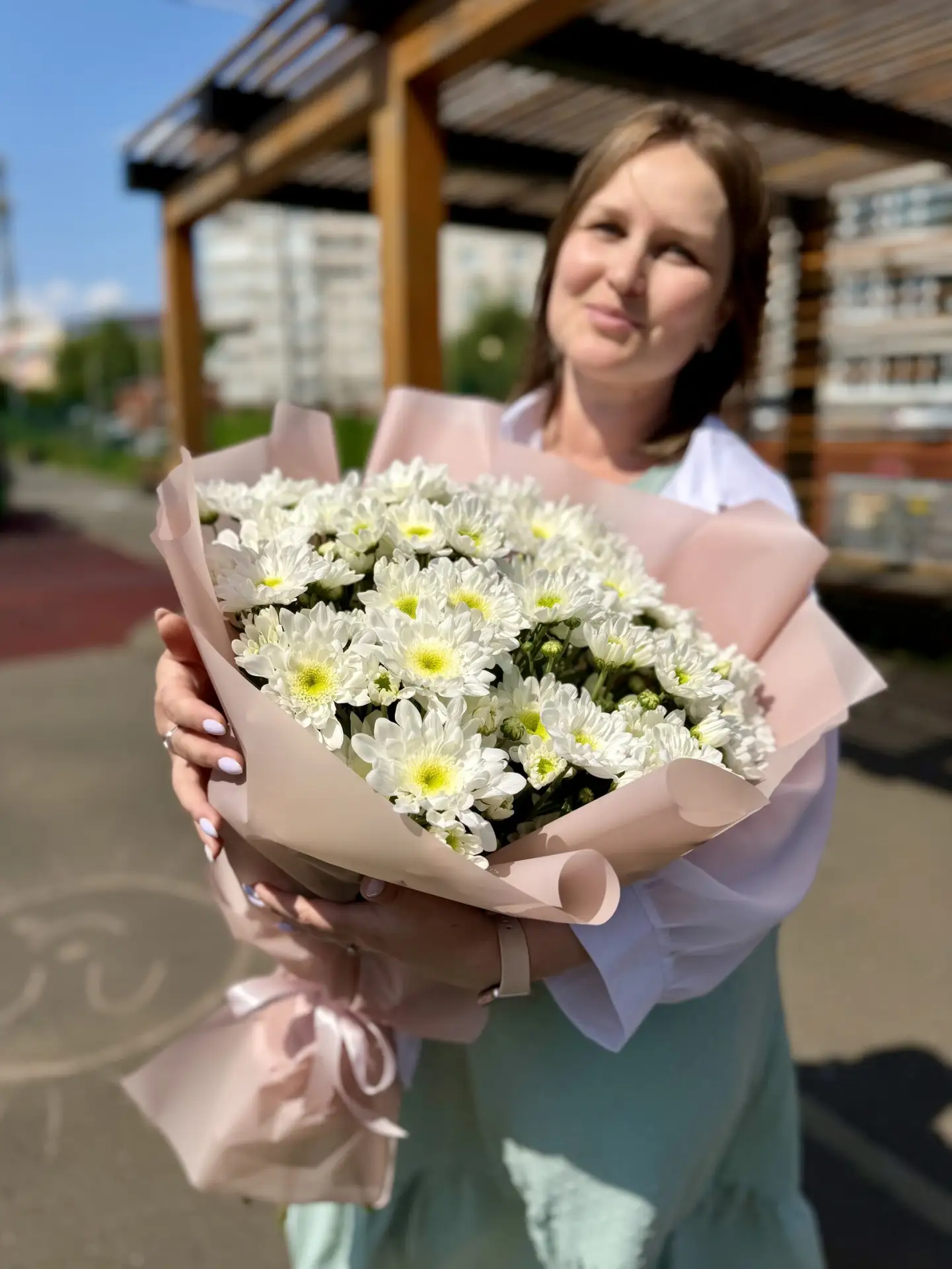 СУПЕРАКЦИЯ
«Хризантемы — нежность в каждом лепестке 🩷

👇Выбирайте свой размер радости! 💛

• 9 сте