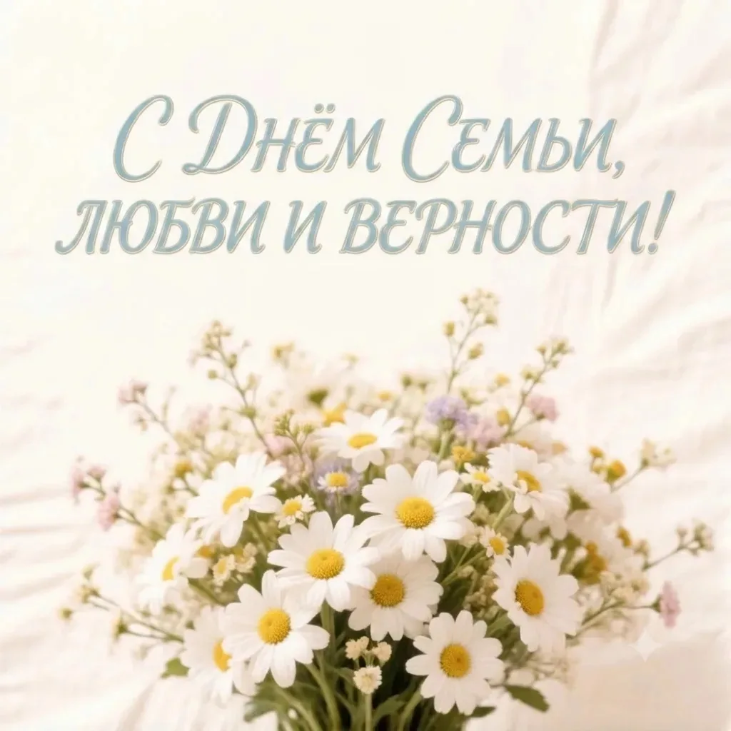 🌼Сегодня, 8 июля, вся Россия отмечает один из самых светлых и добрых праздников — День семьи, любви