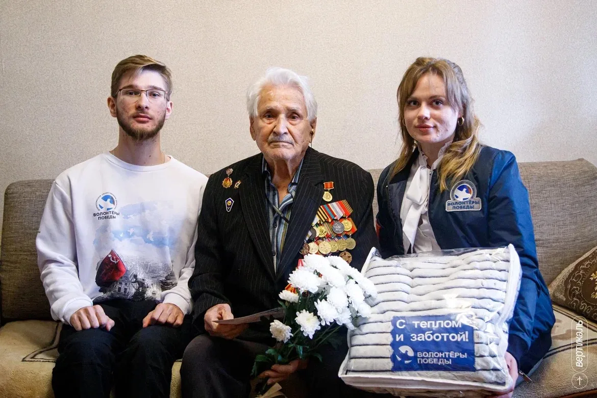День добра и уважения в гостях у ветерана 🕊️❤️