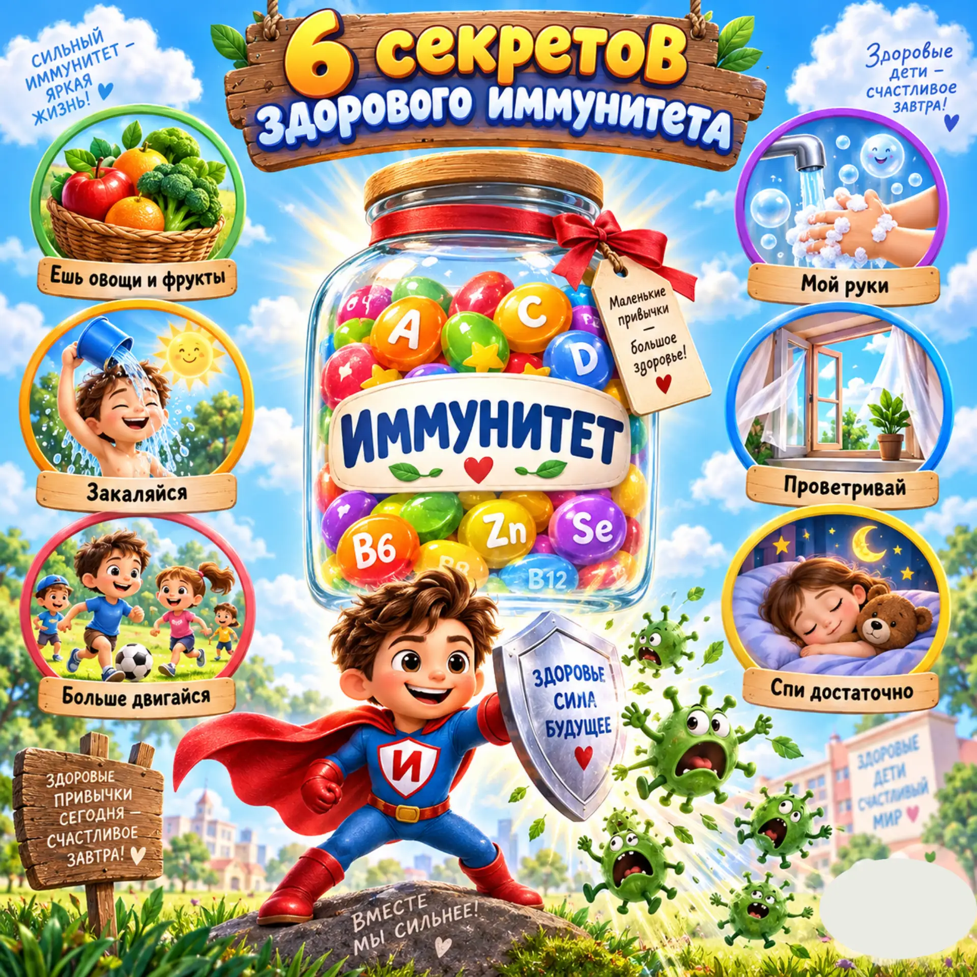 6 секретов здорового иммунитета