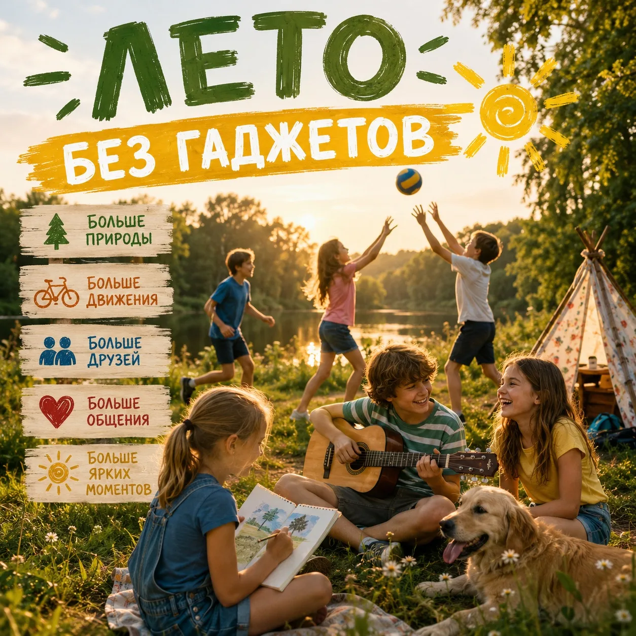 Летние каникулы: время новых открытий без гаджетов!