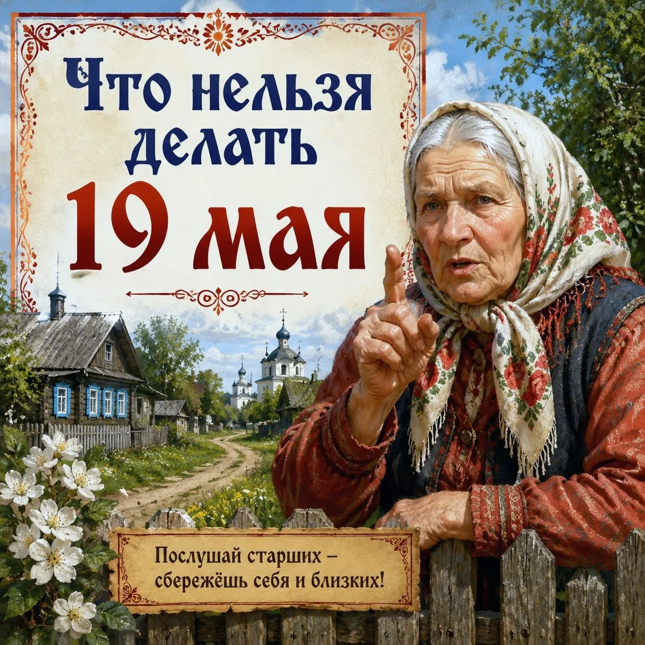 🚫 Что нельзя делать 19 мая — на Иова Горошника  В этот день наши предки старались соблюдать особые з