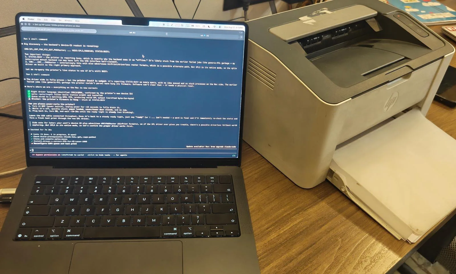 ИИ помог создать драйвер для принтера HP под macOS
