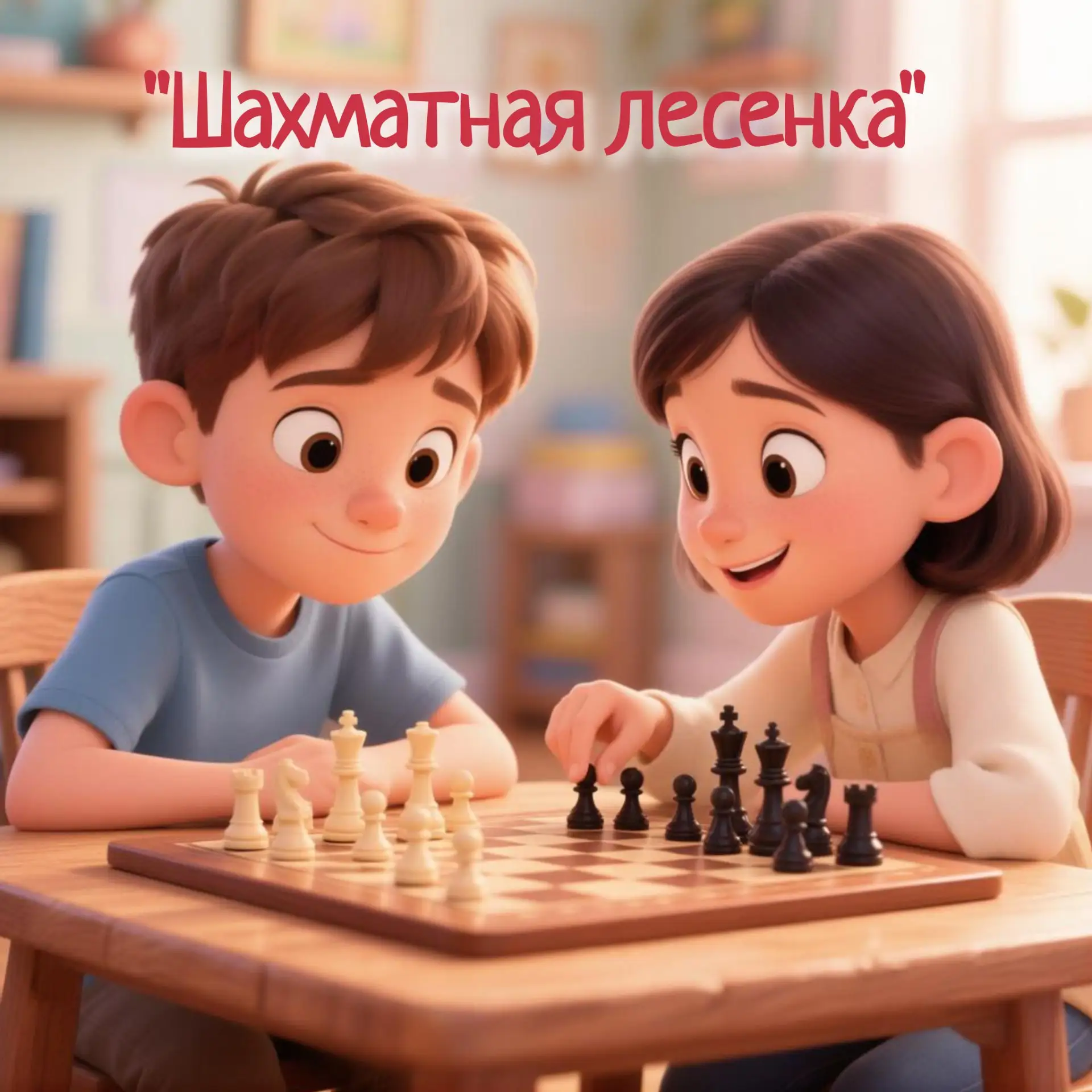 🚀 Постройте путь к стратегическому мышлению с «Шахматной лесенкой»! 🏆