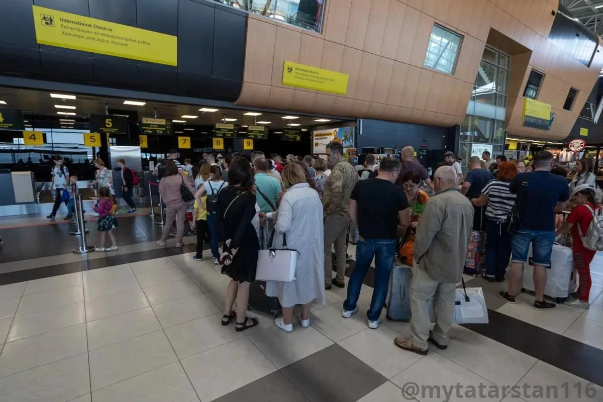 ✈️ В аэропорту Казани предупредили о возможном увеличении времени на досмотр пассажиров на этой неде