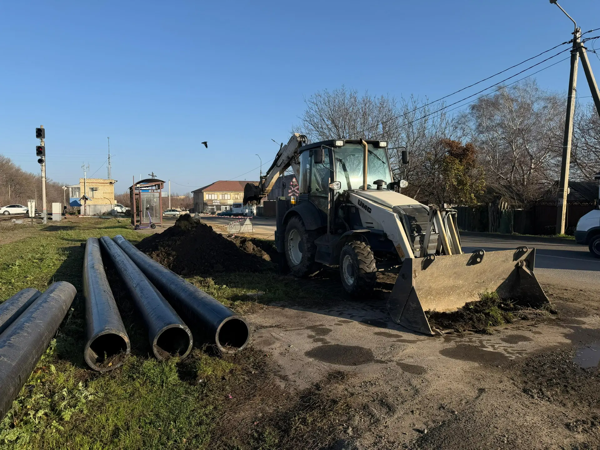 🚰В Михайловске строят еще один водовод для стабильного водоснабжения города  ГУП СК «Ставрополькрайв