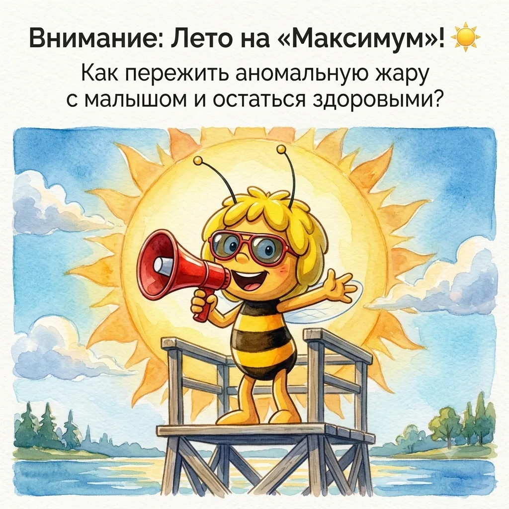 ☀️ Внимание, Магнитогорск! Лето включило режим «Максимум»! 🌡️
​Уважаемые родители! В нашем городе у