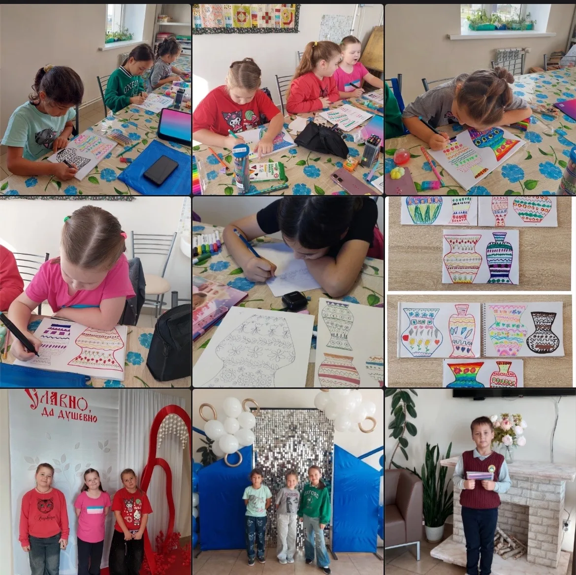 🎨 Творчество и атмосфера в Киреевской ДШИ! 👩‍🎨