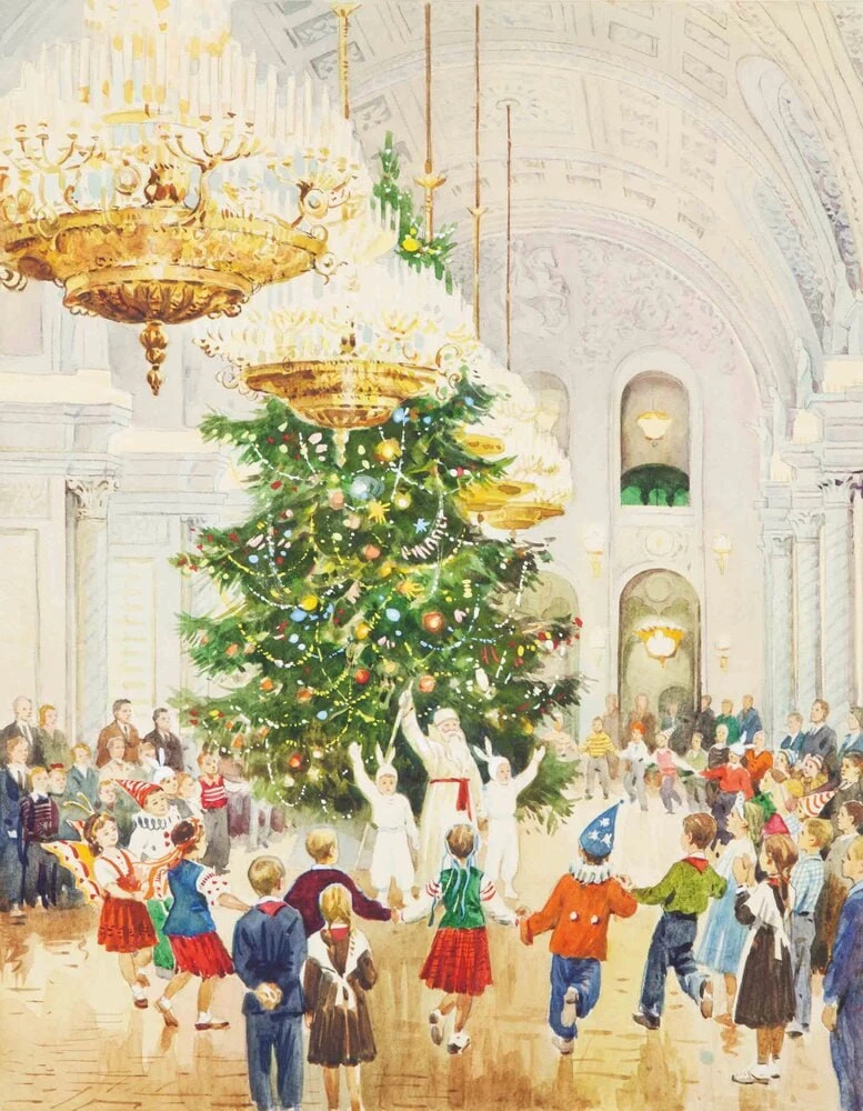 🎄Новый год в картинах русских художников  🍊 Николай Витинг. Снежок идёт 🍊Татьяна Еремина. Преднового