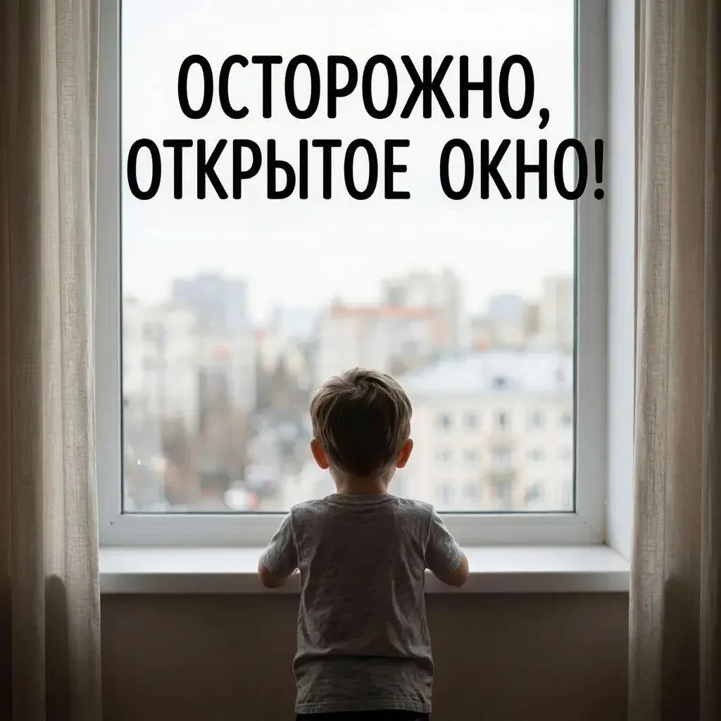 🪟С наступлением тёплого времени года возрастает количество несчастных случаев, связанных с выпадени