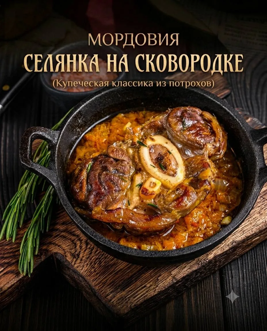 «Эх, мне бы теперь селяночку на сковородке да рюмочку очищенной! Вот это был бы завтрак! А то подали