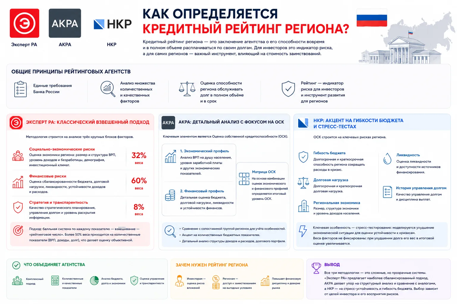🇷🇺 Как определяется кредитный рейтинг региона?