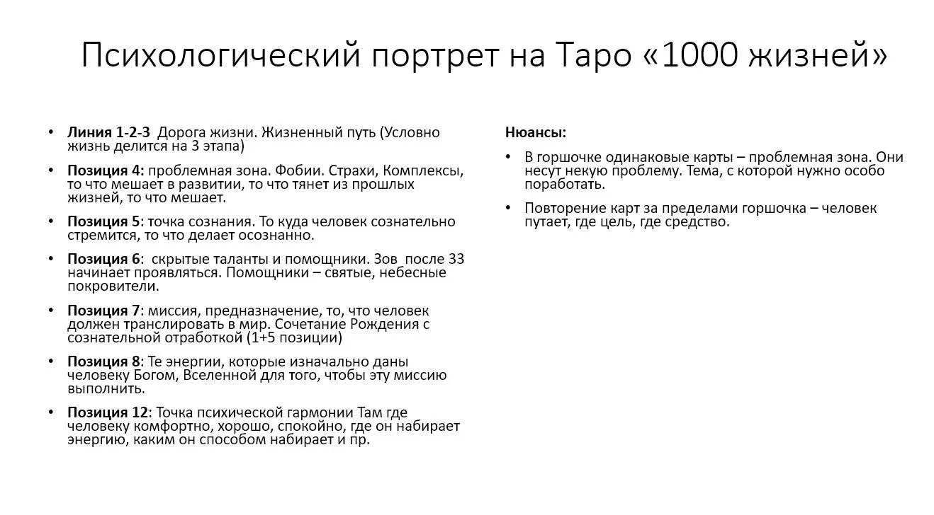 👉Значения позиций