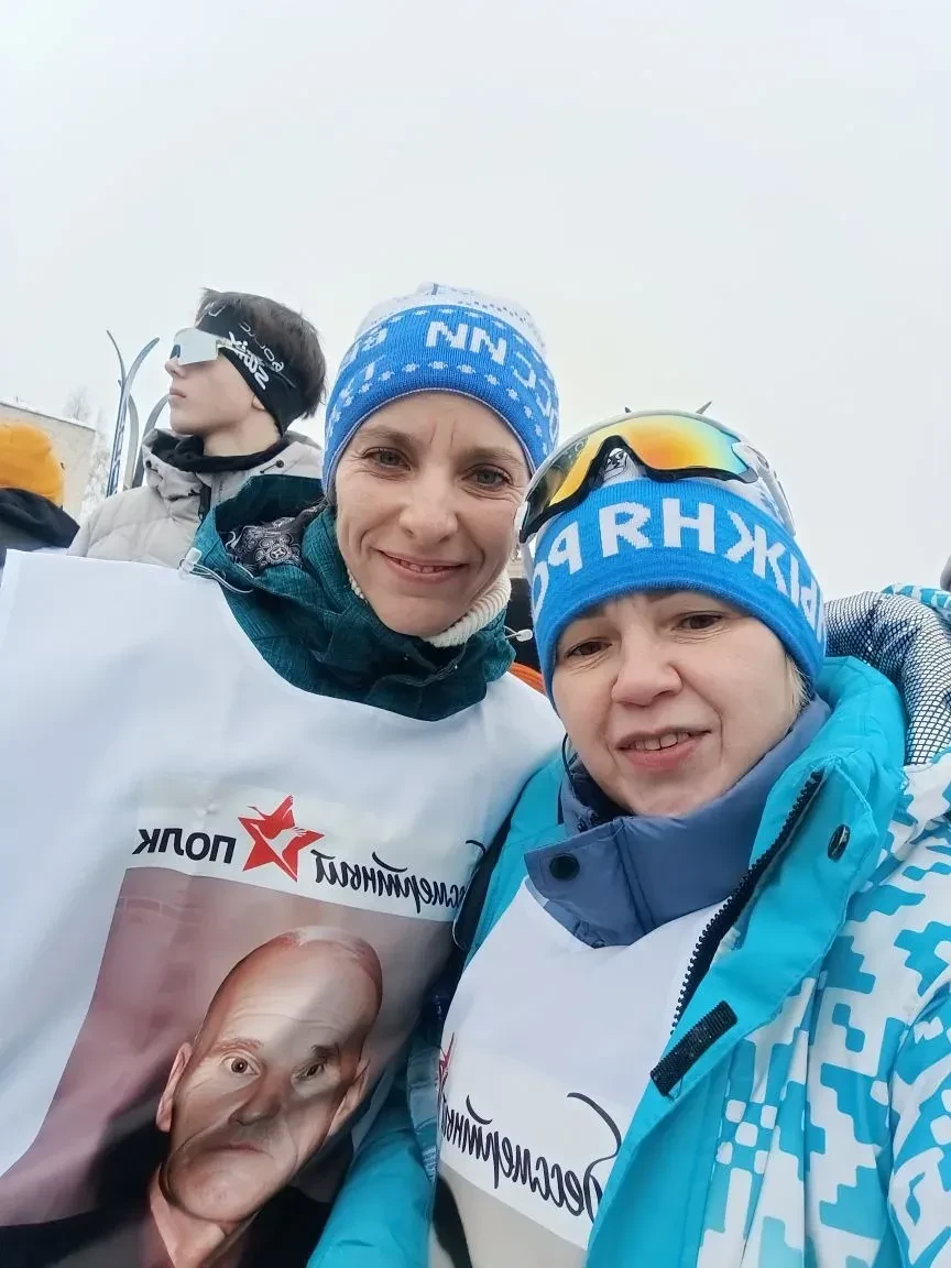 7 февраля в селе Сенчанка Новосибирского района прошел массовый лыжный переход "От Геро...