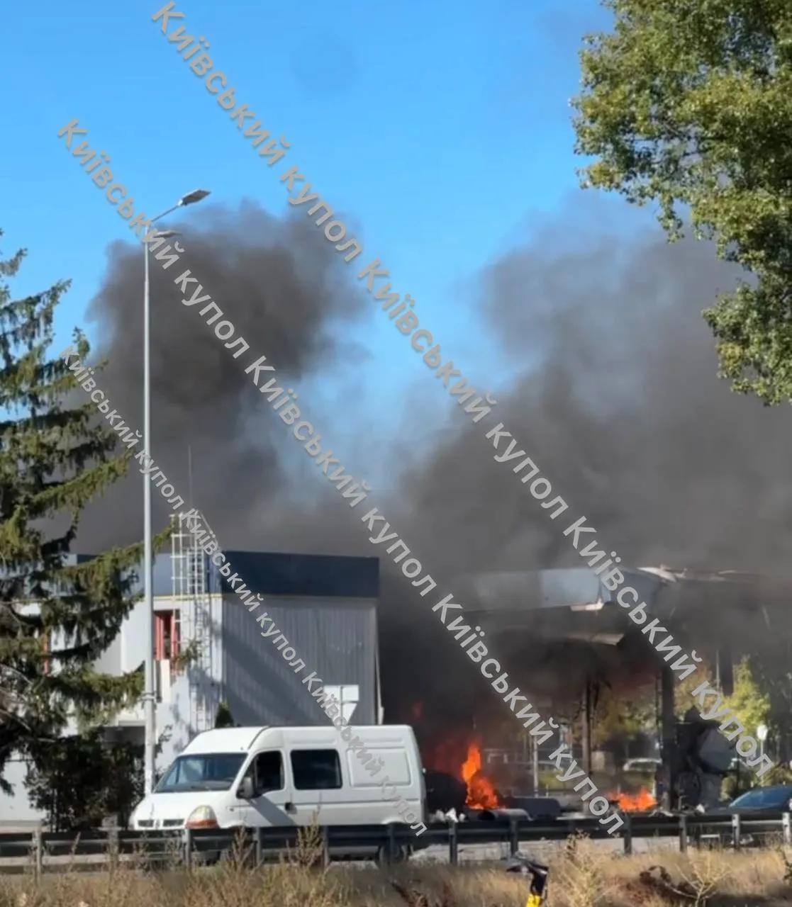 ❗️В Киеве уничтожена АЗС