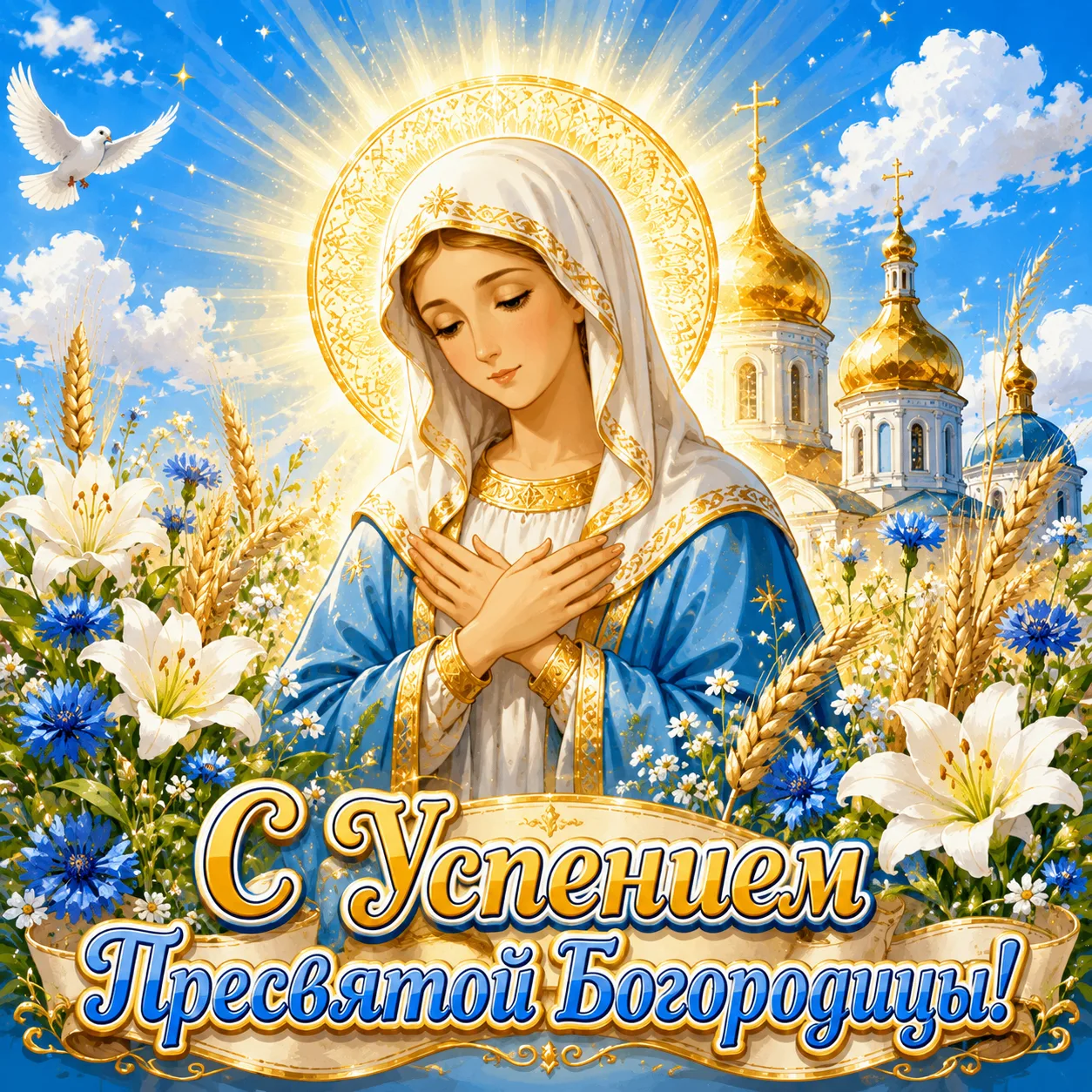 С Успением Пресвятой Богородицы, дорогие друзья!