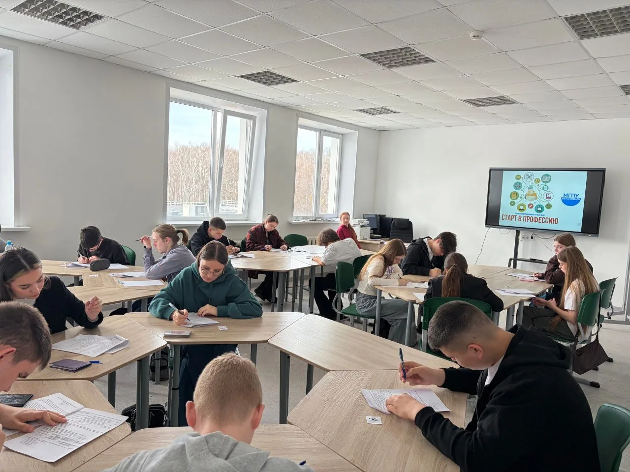🚀Старт в профессию🚀  📢01 апреля в МГПУ им. М. Е. Евсевьева состоялась олимпиада для школьников по пе