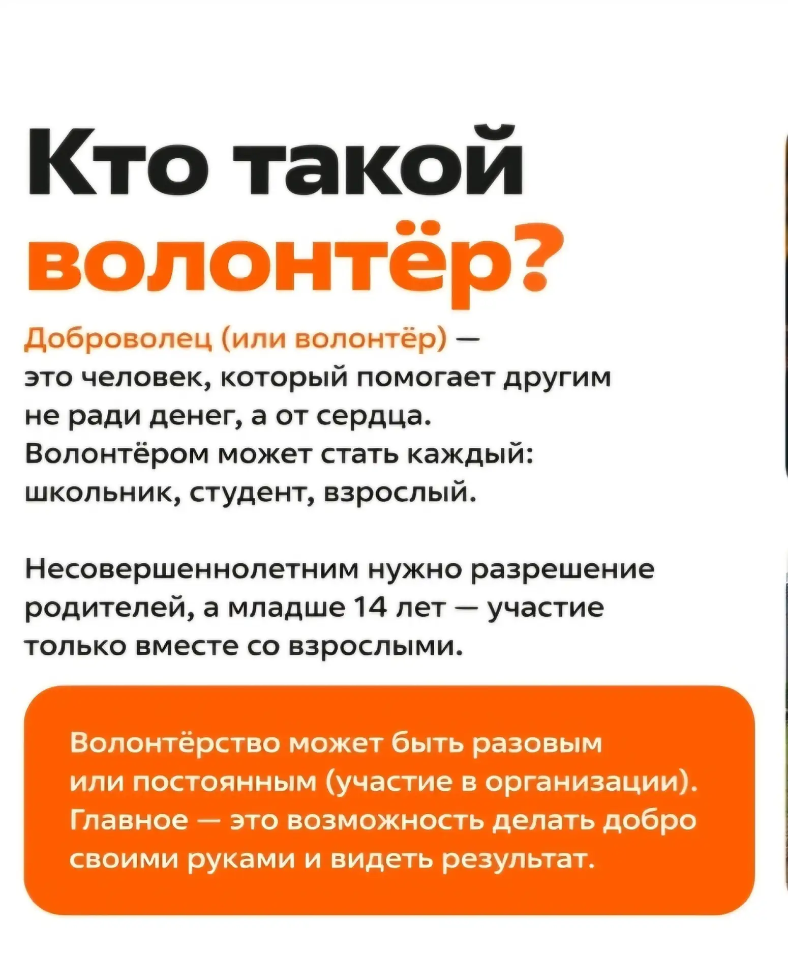 Почему я стала волонтером и чему можно научиться, участвуя в волонтёрских проектах?  Иногда кажется: