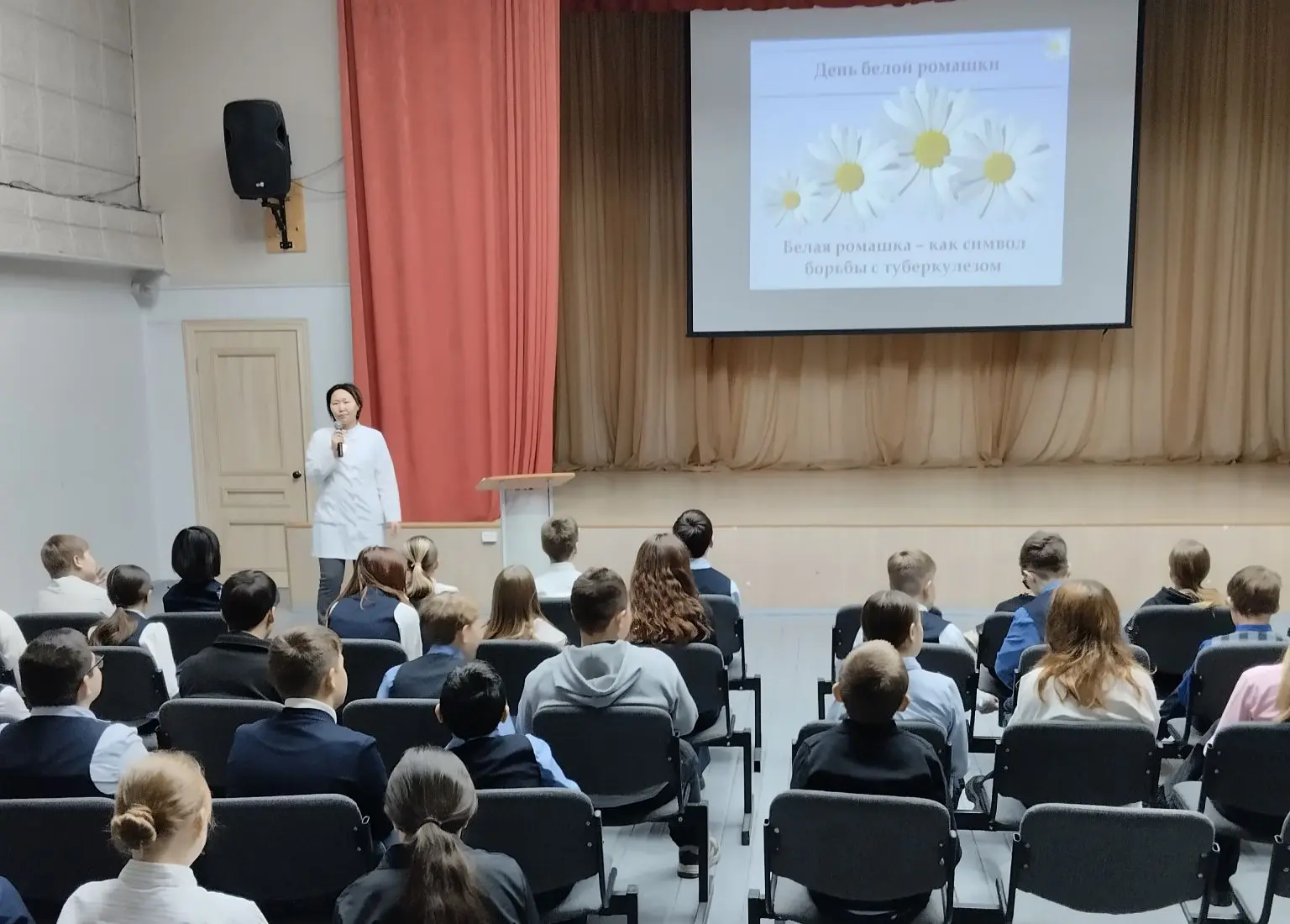 В лицее прошли  беседы по профилактике туберкулёза.  🌼24 марта  отмечается всемирный день борьбы с т