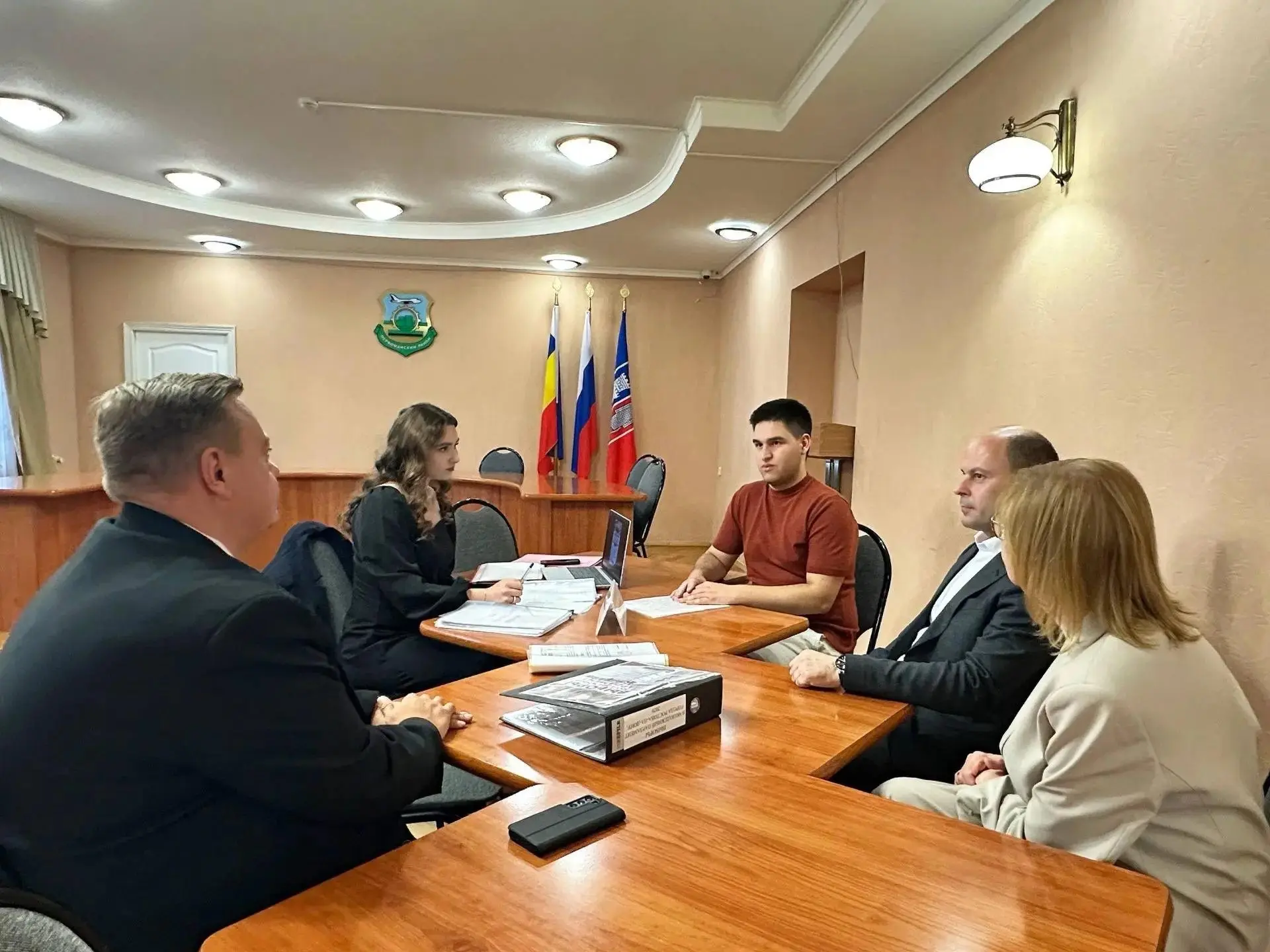 В Первомайском районе прошла встреча с кандидатами в Молодёжный Парламент города Ростов...