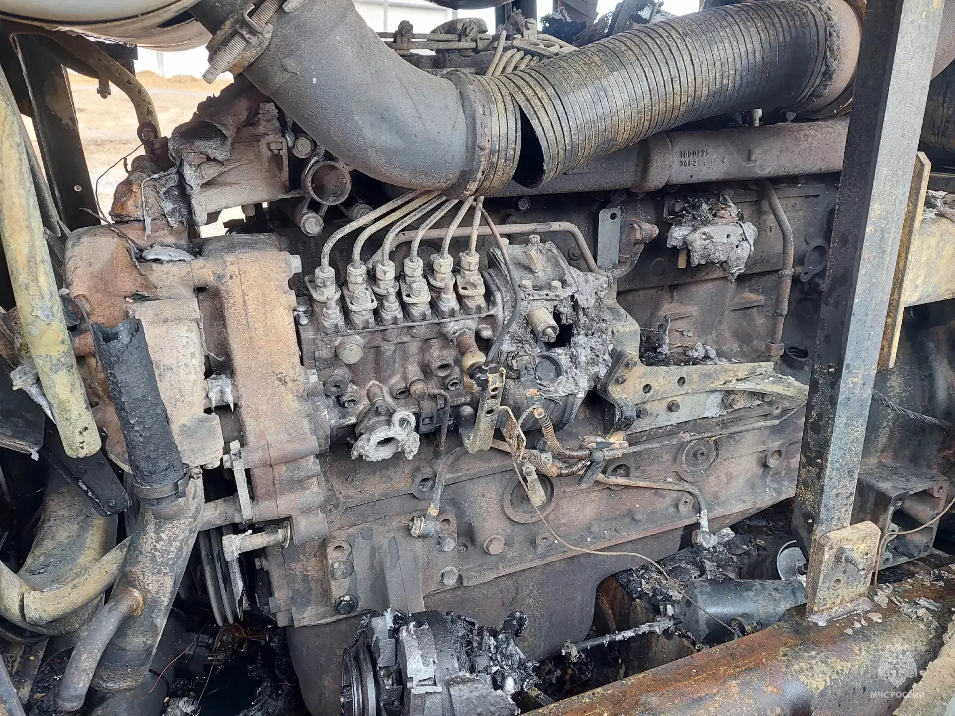 🚒 В Себежском районе сгорел погрузчик Volvo  18 мая в 10:29 в Себеже на улице Первомайской произошло