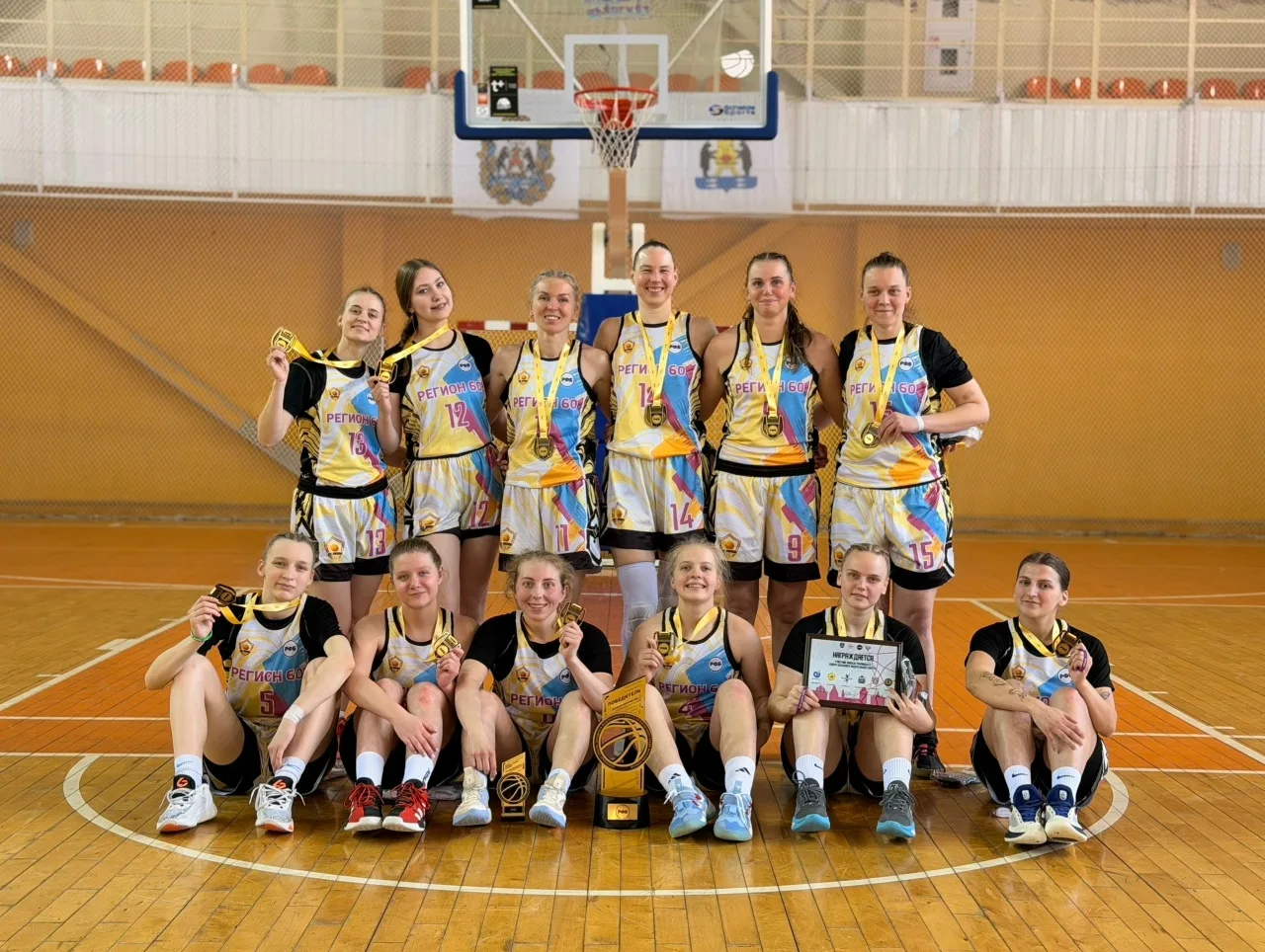 💪 Великолукская баскетбольная команда «Регион 60» стала чемпионом Северо-Западного федерального окру