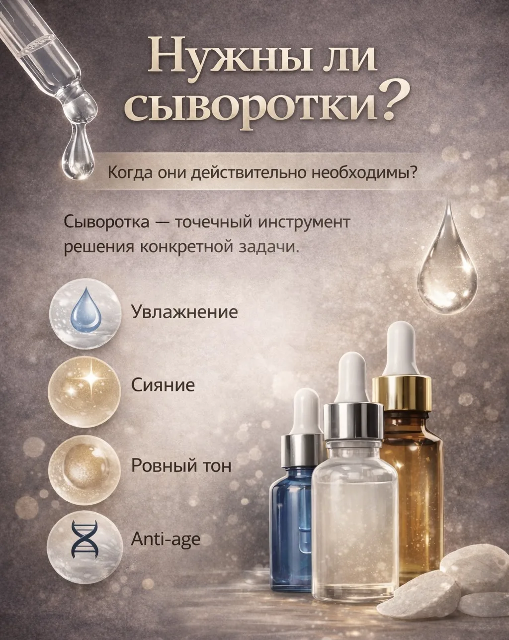 Углубимся в домашний уход: нужны ли сыворотки?