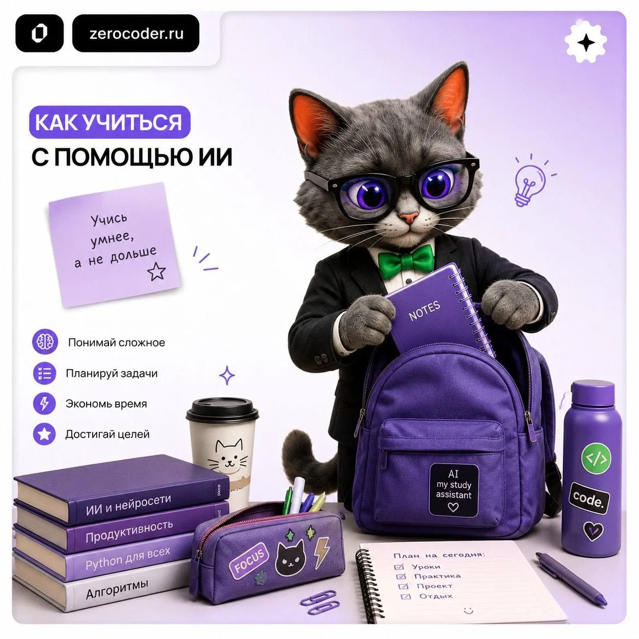 🧠 Промпты для учёбы, которые реально пригодятся