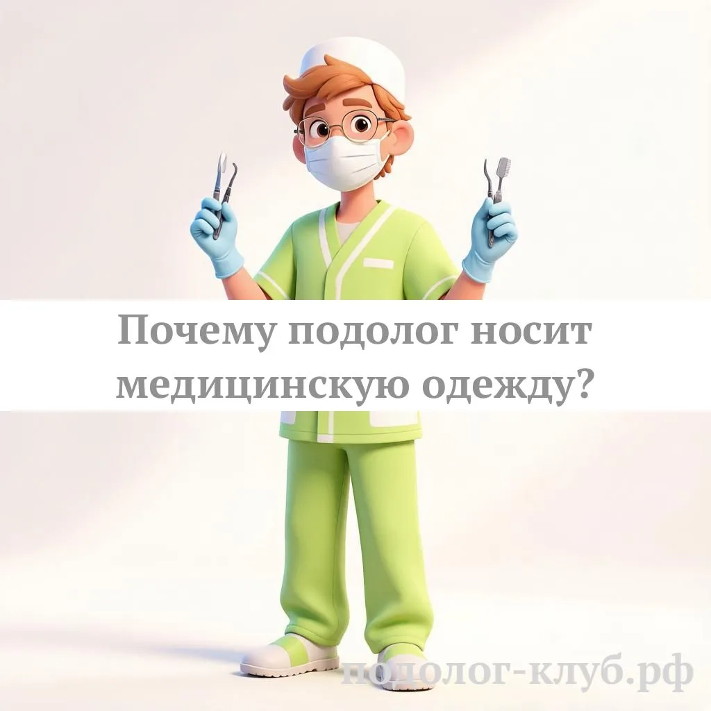 Почему подолог носит медицинскую одежду?