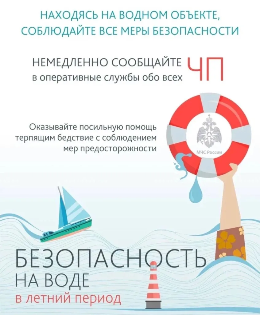 Памятка по безопасности на воде в летний период

Безопасность на водоёмах в летний период. Основные 
