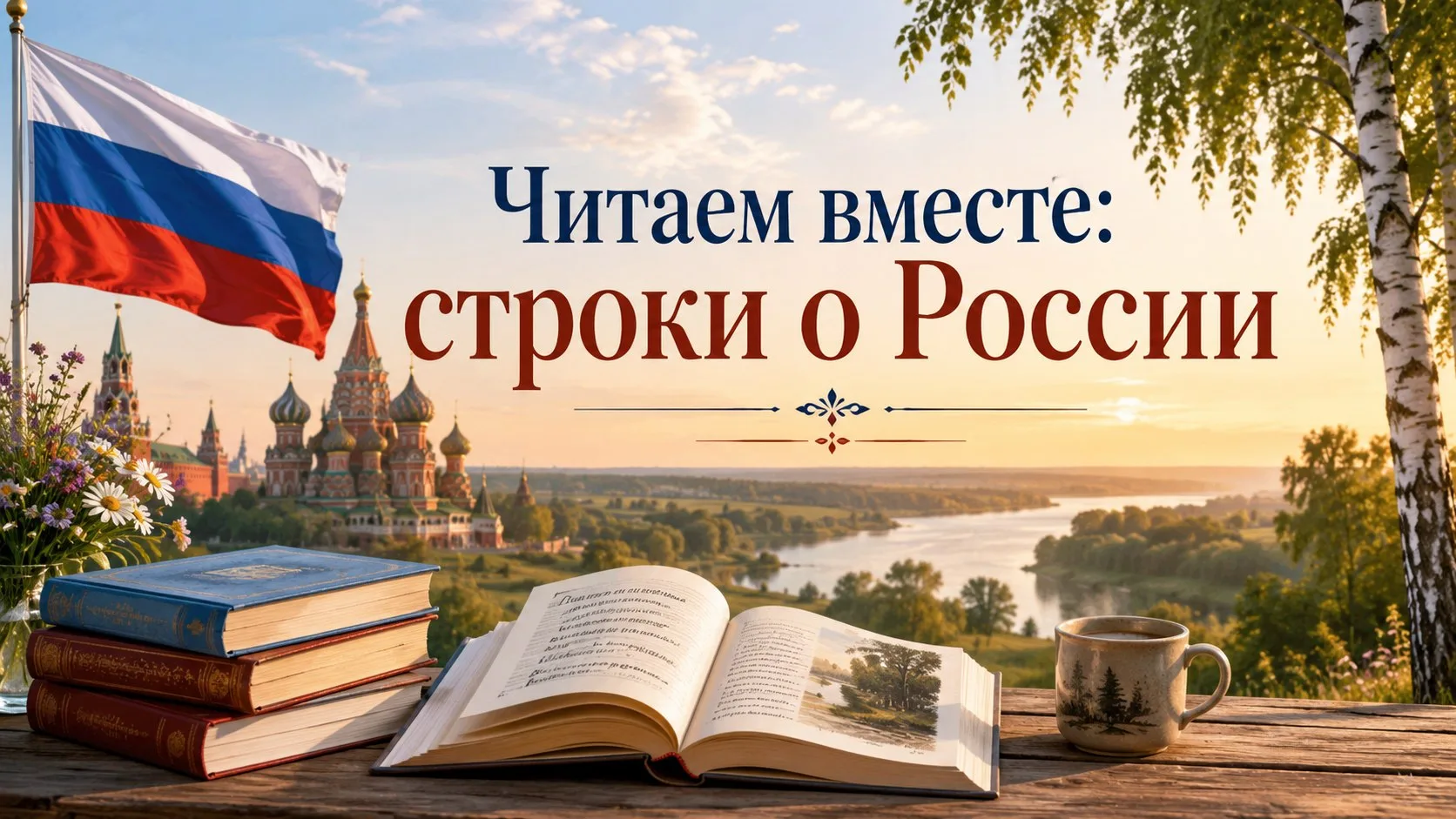 🇷🇺 В преддверии Дня России Библиотеки Заречного запускают акцию, которая объединит вс...