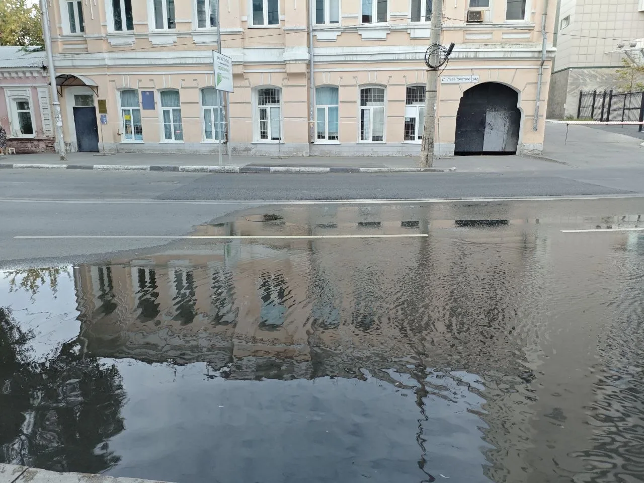 На Льва Толстого открылся ручей. Недавно ему исполнился месяц 💦