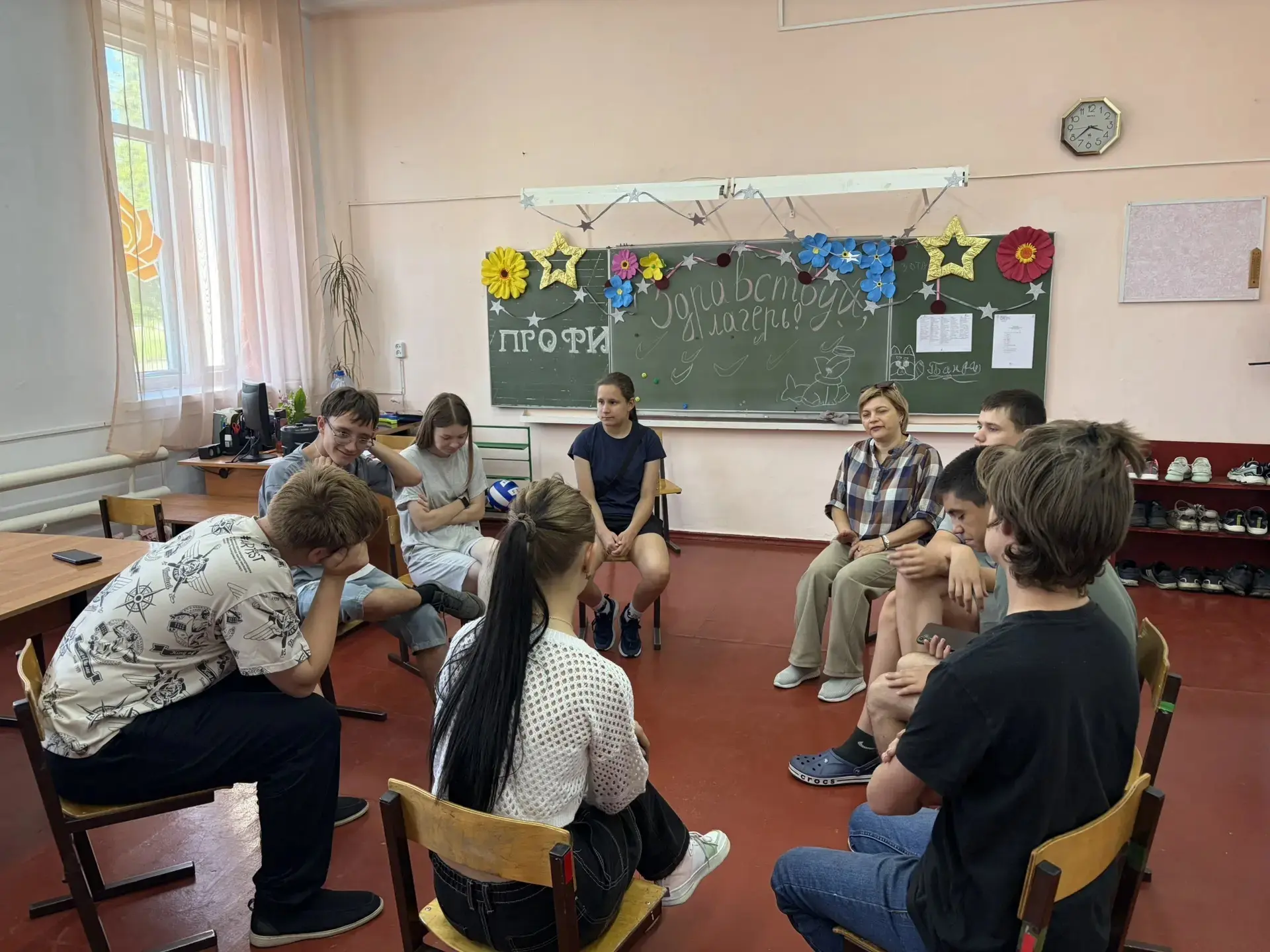 🌞 День 8 в лагере «Профи»: энергия, сплочённость и подготовка к Дню России!

☘Восьмой день смены вы