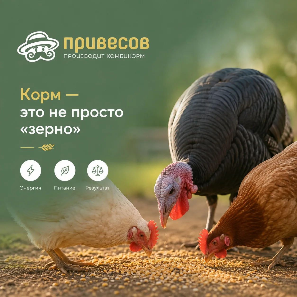 🌾 Почему корм — это не просто «зерно»?