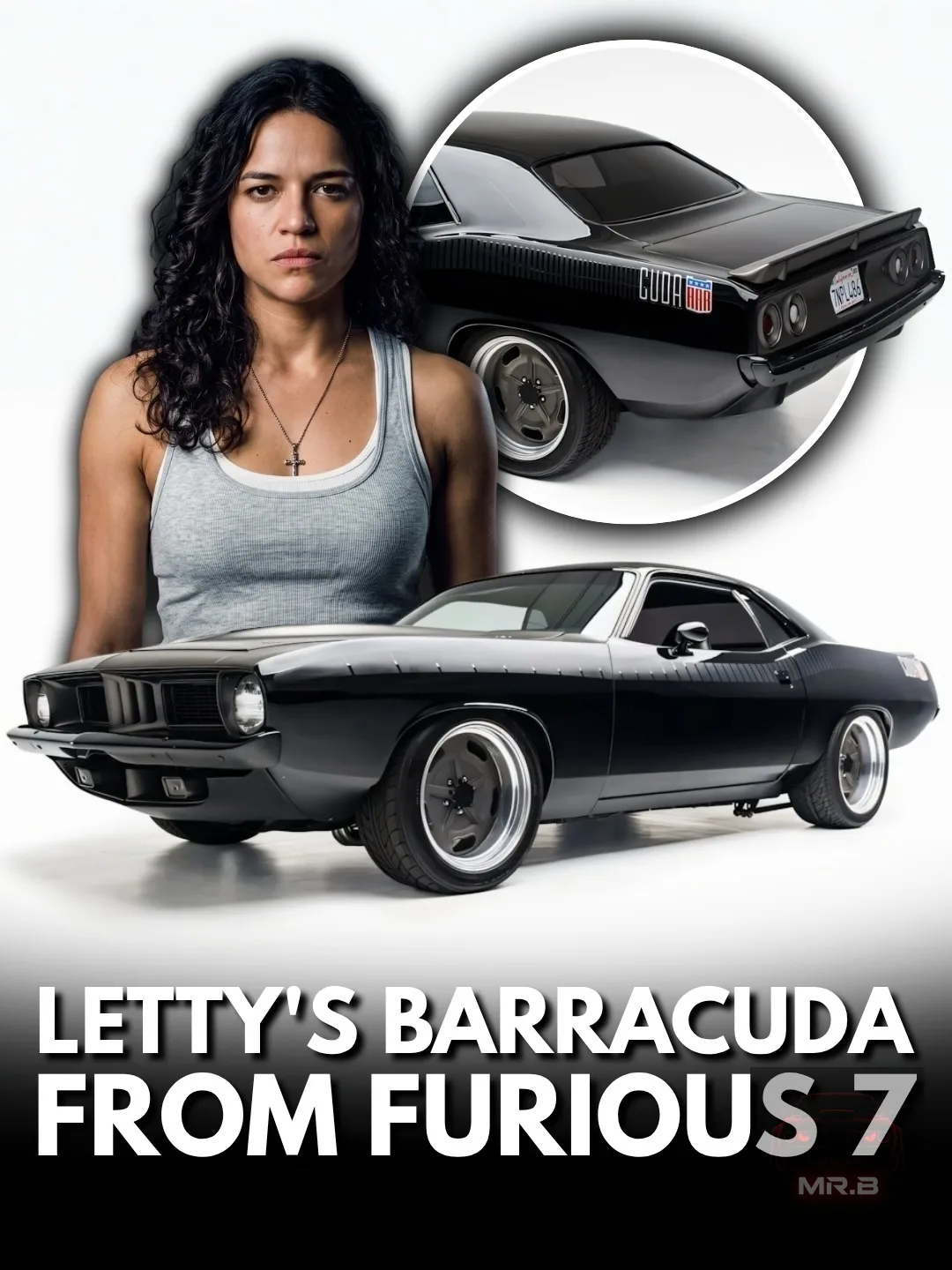 💥 Plymouth Летти из «Форсажа 7»

По сюжету это AAR ’Cuda 1970 года, но киношная машина собрана не к