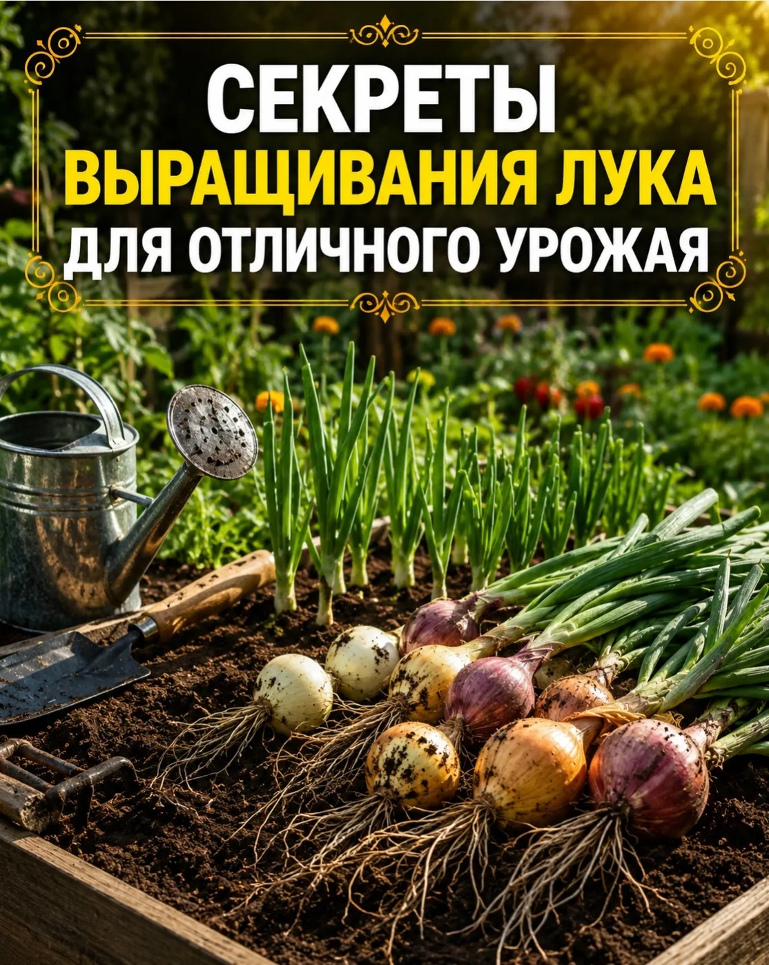 Секреты выращивания лука для отличного урожая 🧅🌿