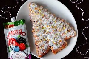 🍳 Пирог Елочка из слоеного теста и джема "Махеевъ"