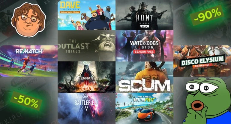 🎮 Топ 10 игр на Летней распродаже по хорошей скидке