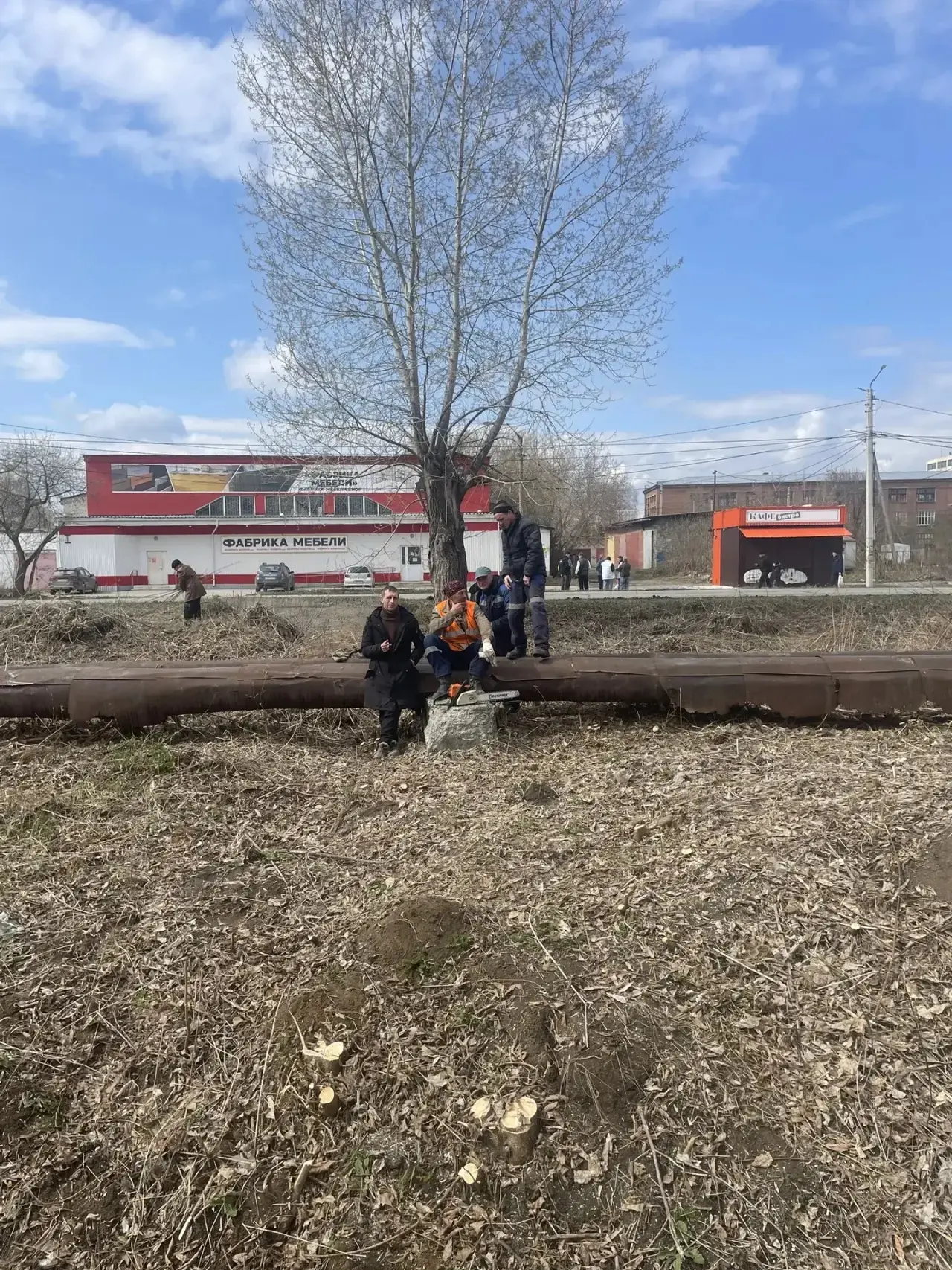 Работники МУП «Прогресс» поддержали чистоту родного города: 🧹уборка улицы Свободы прошла успешно!

