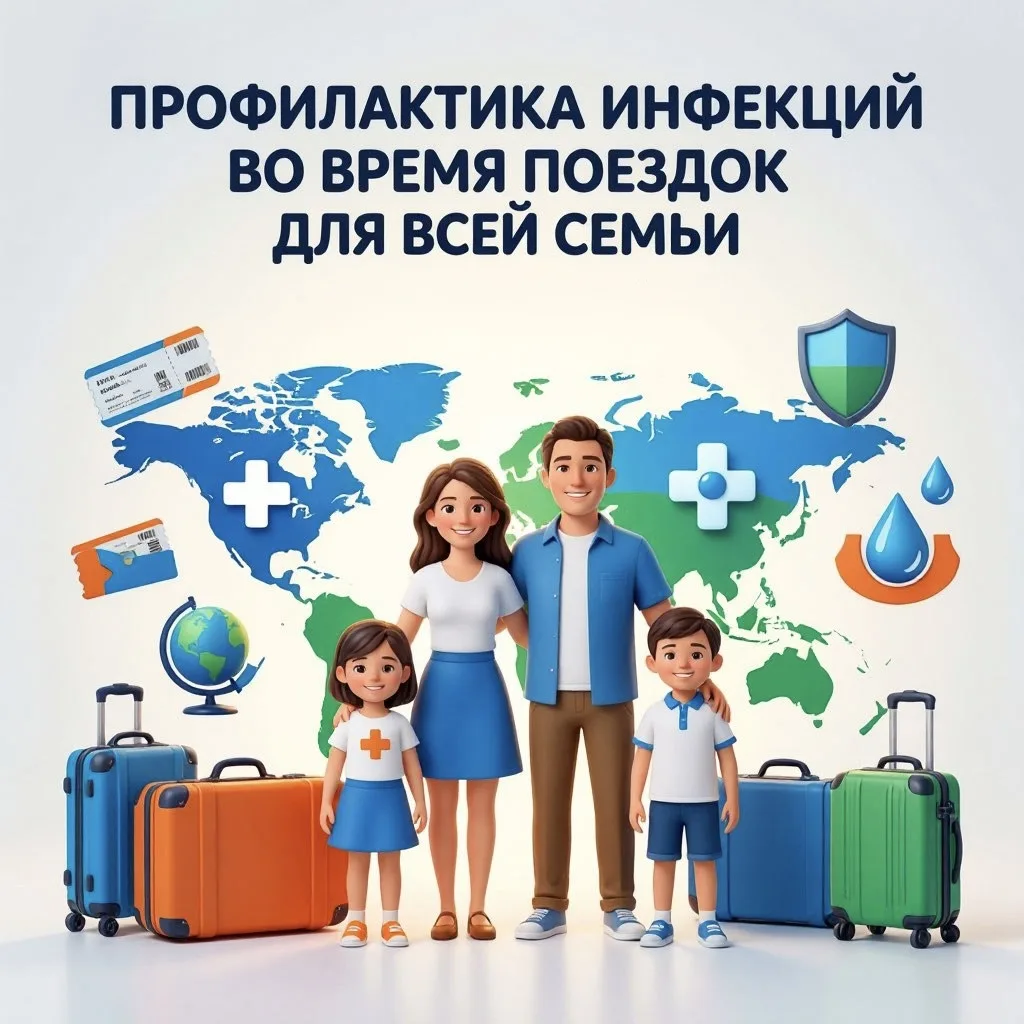 ЭТО ВАЖНО ЗНАТЬ КАЖДОМУ
⁣
Профилактика инфекций во время поездок для всей семьи
⁣
Путешествие всей с