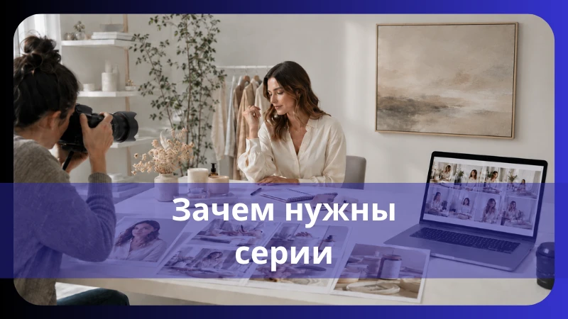 КОНТЕНТ НА МЕСЯЦ ЗА ОДИН ДЕНЬ: СНИМАЙТЕ НЕ КАДРЫ, А СЕРИИ