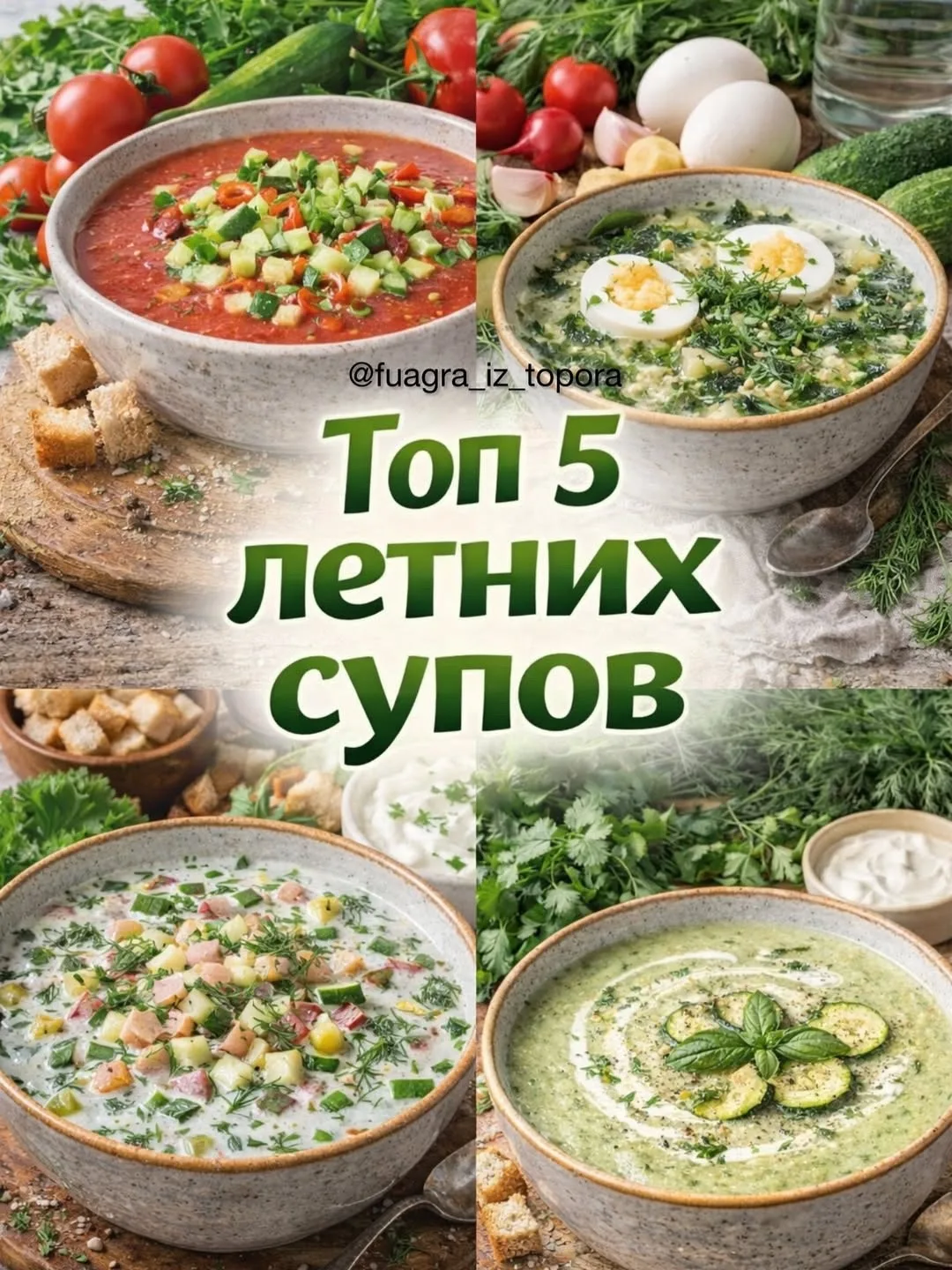 Летние супы