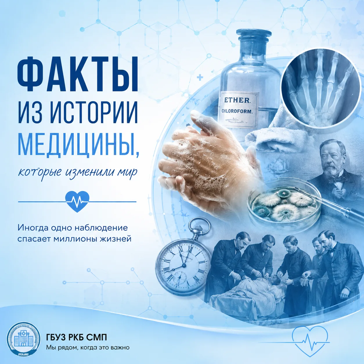 📰 Факты из истории медицины, которые изменили мир